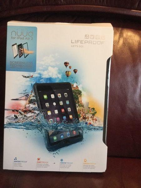 Lifeproof ipad Air2 waterproof, shockproof nuud case