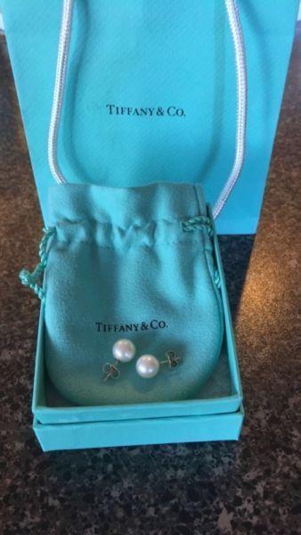 Tiffany and Co. pearl earrings