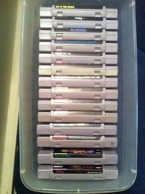 Large lot of 51 SNES Super Nintendo Games for Sale