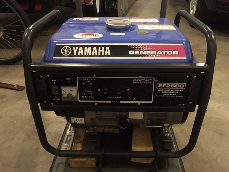 Yamaha ef2600 generator
