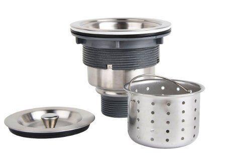 Kitchen Sink Strainer with Removable Deep Waste Basket /Strainer