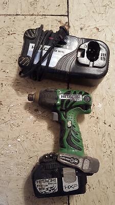 Mastercraft 14.4 V drill and Hitachi impact