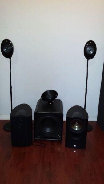 Kef surround and acoustic research 10 inch sub
