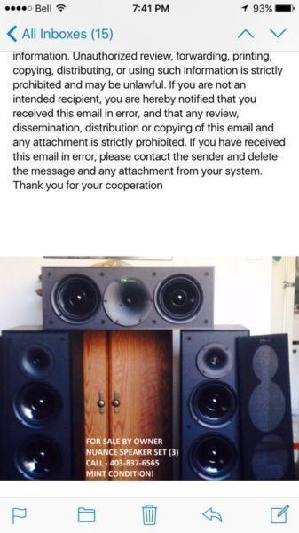 Wanted: Speakers for sale