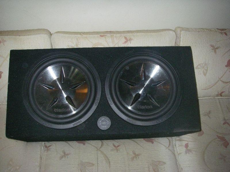 Clarion 2x12 subs