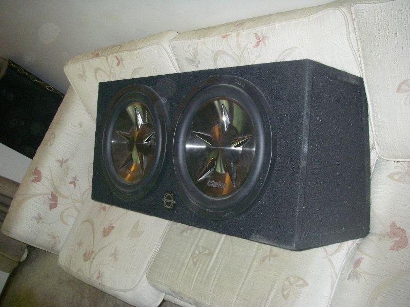 Clarion 2x12 subs