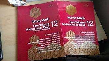 Grade 12 Pre-Calculus NEW Math Workbook + Solutions