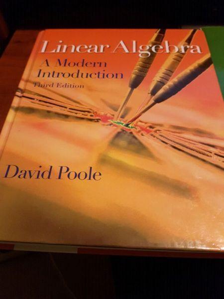 Linear algebra text book