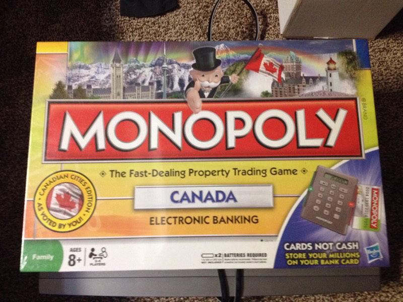 Brand New Sealed Monopoly Canada Edition
