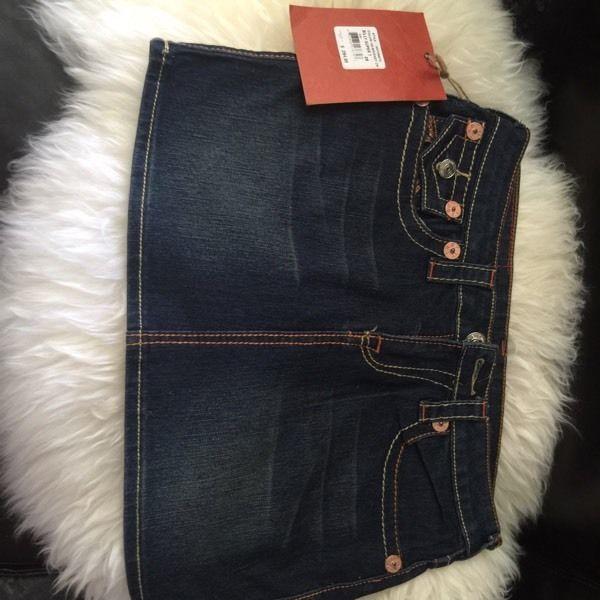 True religion jean skirt size 30