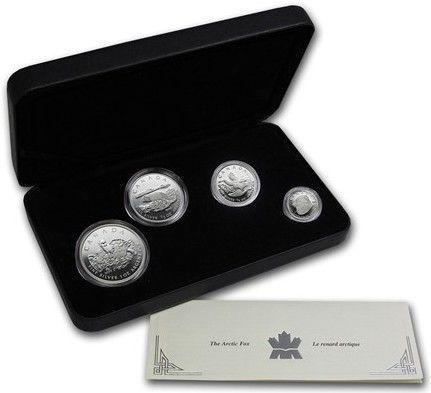 2004 Arctic Fox Silver Fractional Coin Set