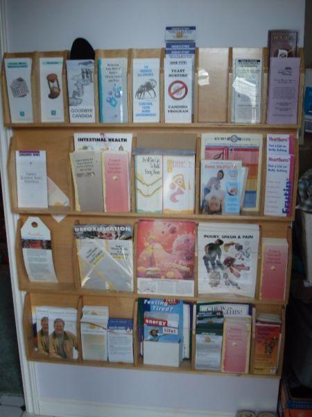 Brochure Rack, Professionally Built in a Cabnet Shop