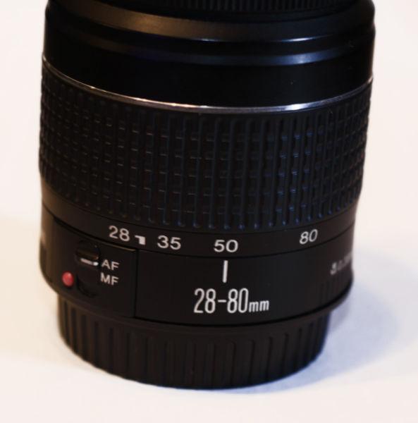 28 to 80 mm AF Canon Lens =zoom =EF mount f3.5-5.6