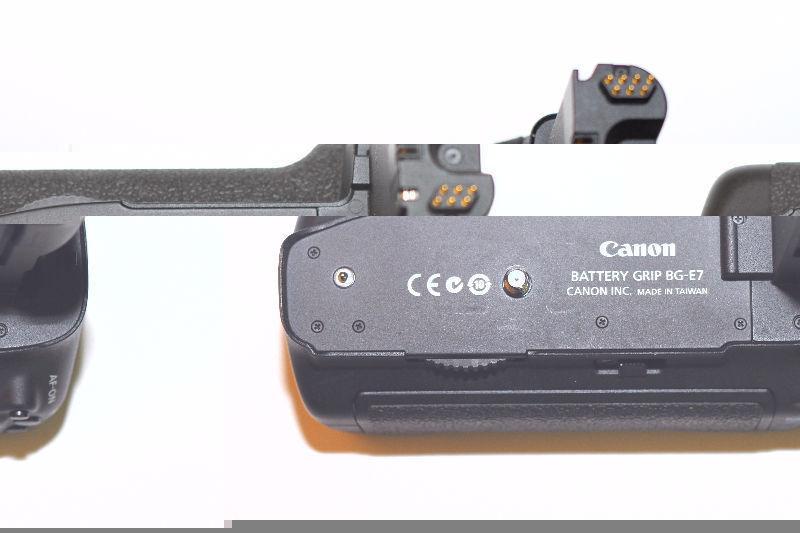 Canon BG-E7 battery grip for Canon 7D