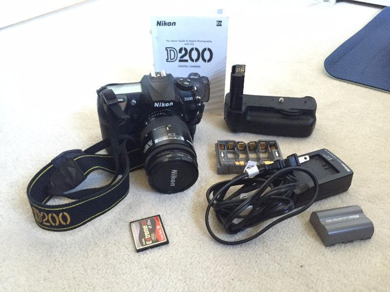 Nikon D200 with Battery Pack and Nikkor 28-85 f3.5-4.5