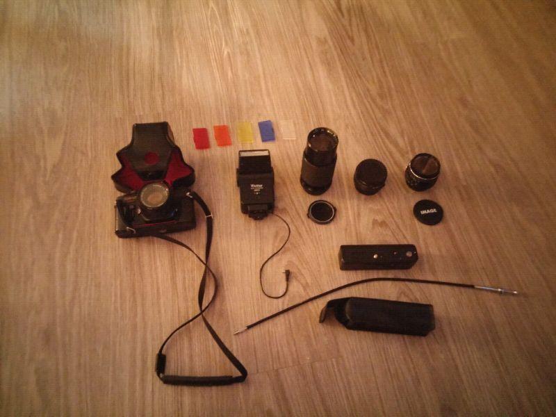 Ricoh 35mm slr camera and accessories