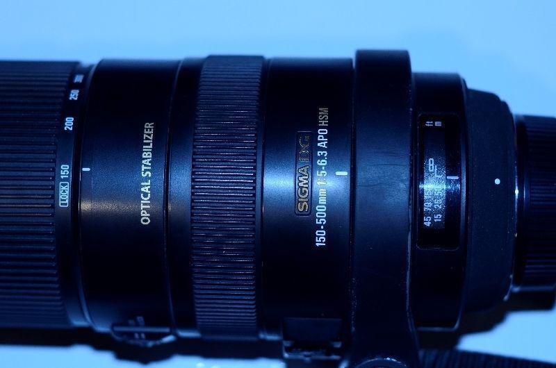 Sigma 150-500 mm F5-6.3 Zoom/Telephoto Lens - Nikon Mount