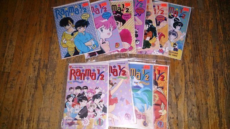 Ranma 1/2. Anime. Comic books