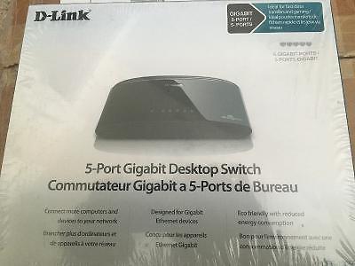 5 port desktop gigabit switch (new in box)
