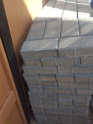Charcoal paving bricks