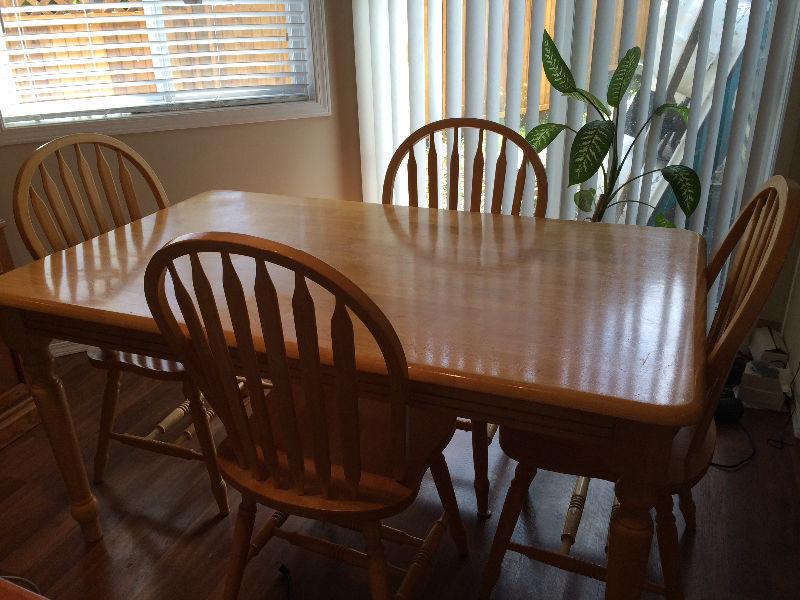 Solid Wood Tables & Chairs