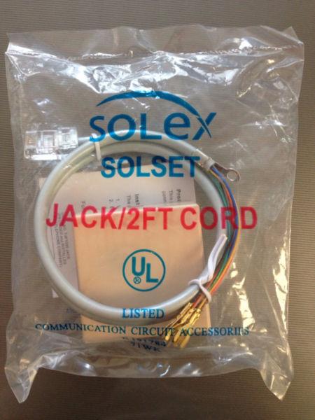 Solex Solset Jack / 2Ft Cord - E191784