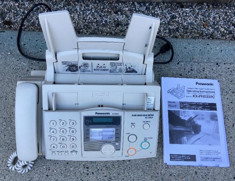 Panasonic Plain-Paper Fax with Copier