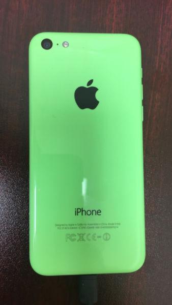 **REDUCED 16GB IPhone 5C - Green with Apple Care**