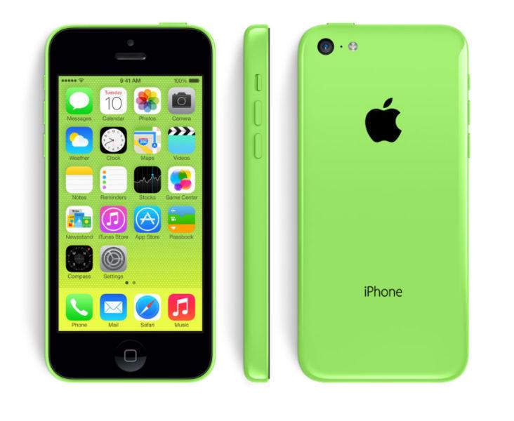 **REDUCED 16GB IPhone 5C - Green with Apple Care**