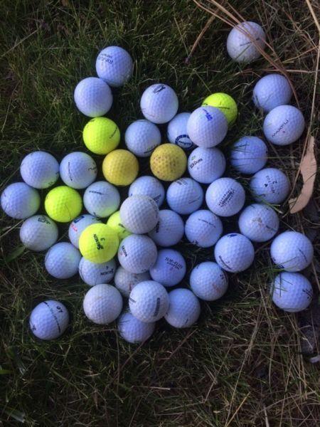 Golf balls, Callaway, titlest, taylormade, nike