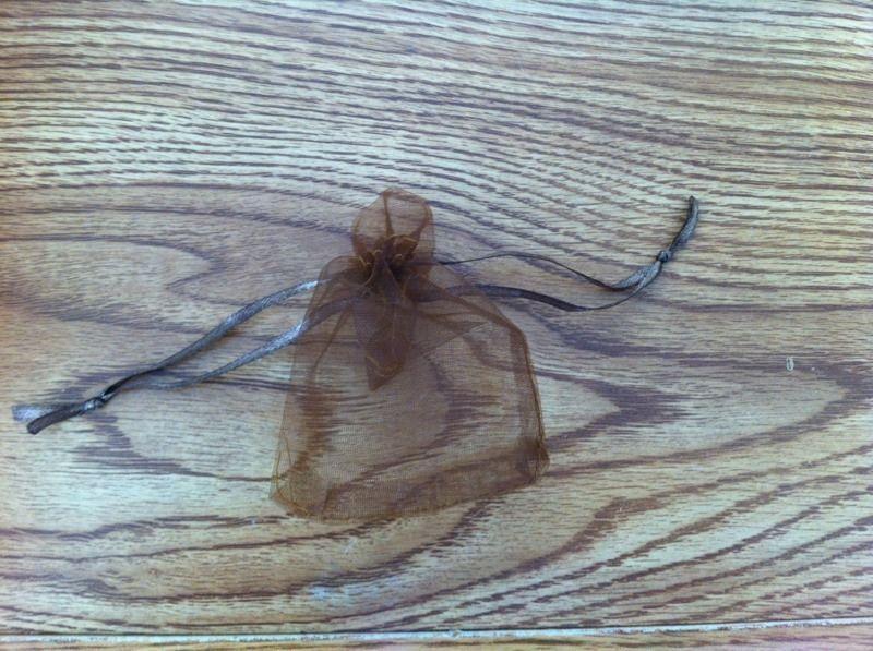 Beautiful Brown Organza Bags for Weddings/Parties/Prizes