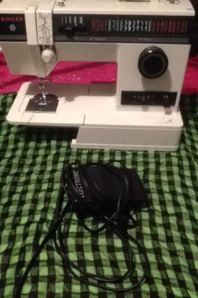 Working sewing machine