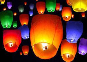 Sky flying lanterns for wedding & birthday Party & events