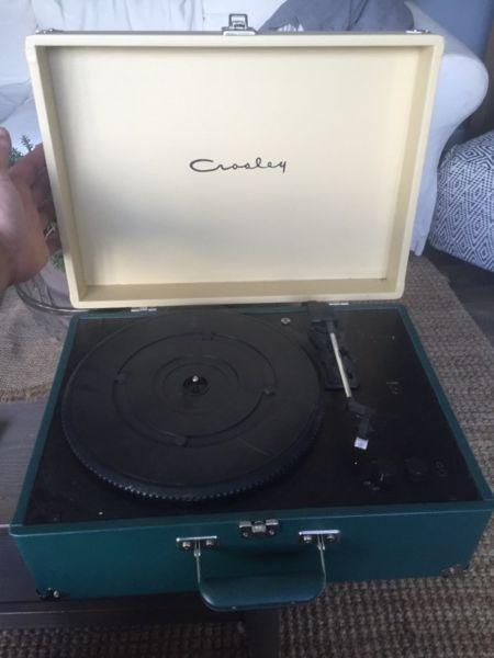 Awesome portable record player