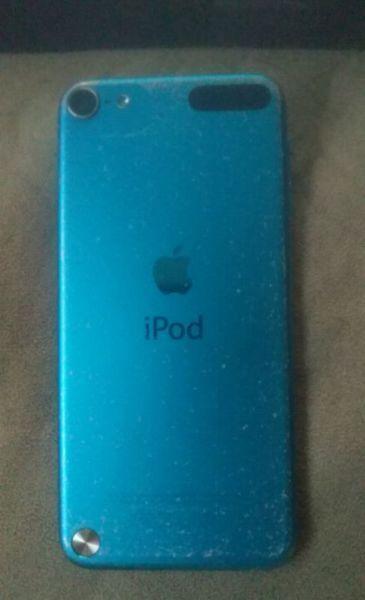 Blue iPod touch 5th gen