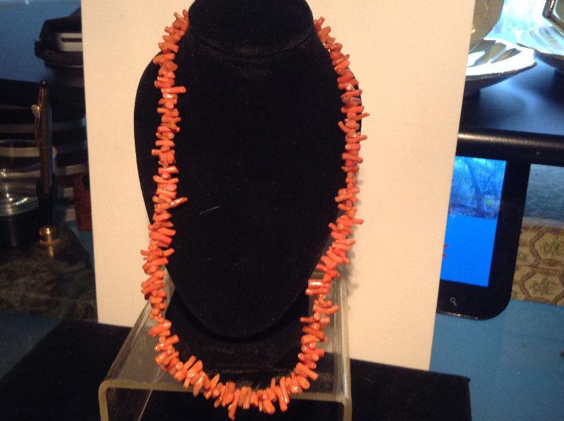 Vintage Genuine Coral Necklace