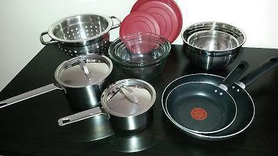 Kitchen Pots Pans Bowls