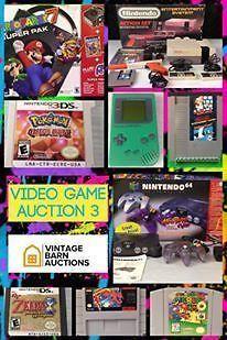 ONLINE AUCTION: Vintage Video Games, Consoles, Nintendo,Atari