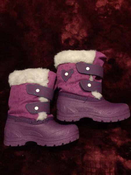 Size 8 toddler girls winter boots