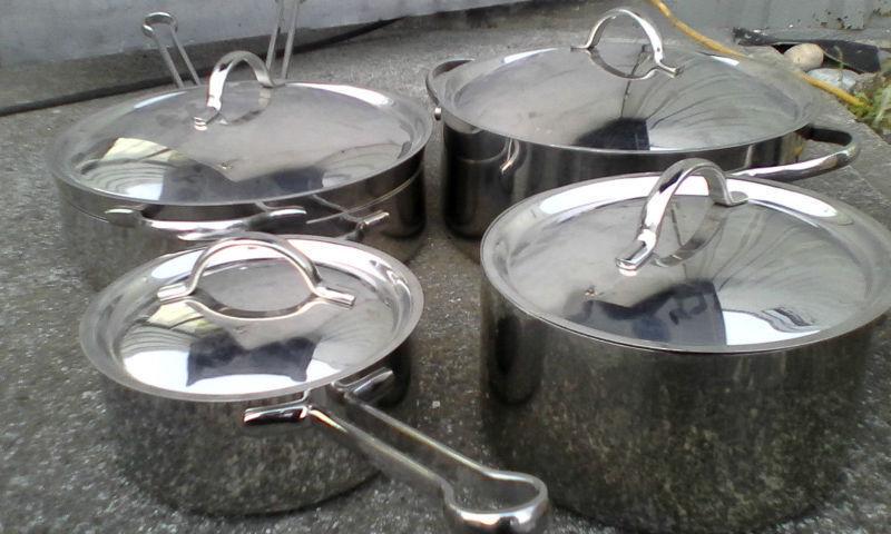Mint Distinctive Revere Pro Line Stainless Steel Cookware Set