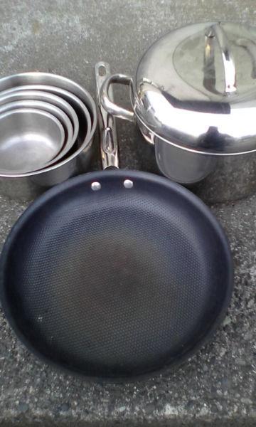 Mint Stainless Steel Governor's Table 7psc Cookware,Nesting Pots