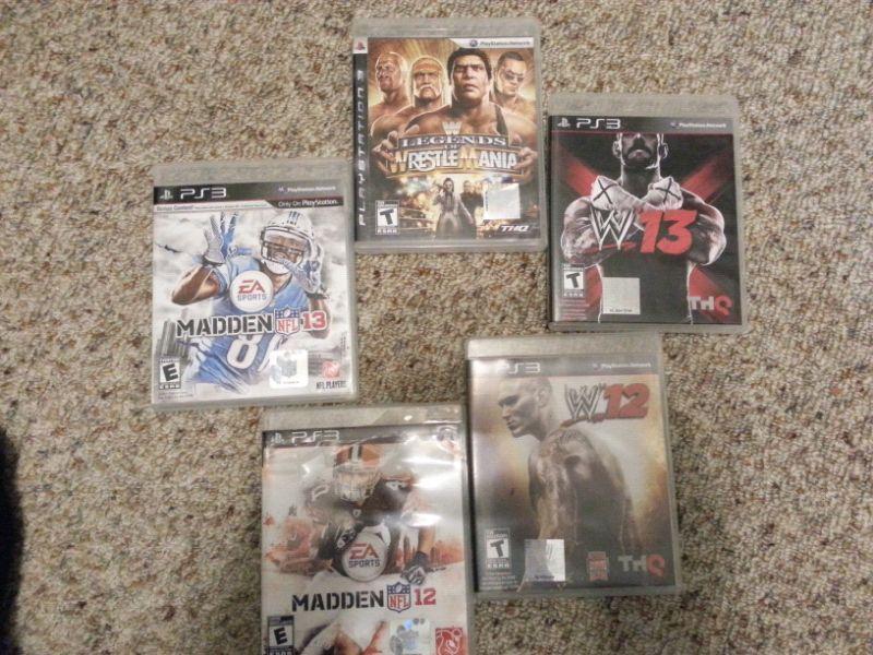 PS3 games - $5 each