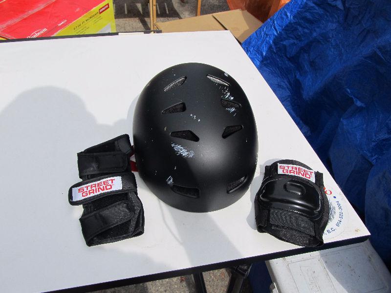 Helmet and Knee Pads