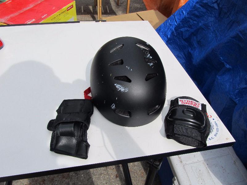 Helmet and Knee Pads