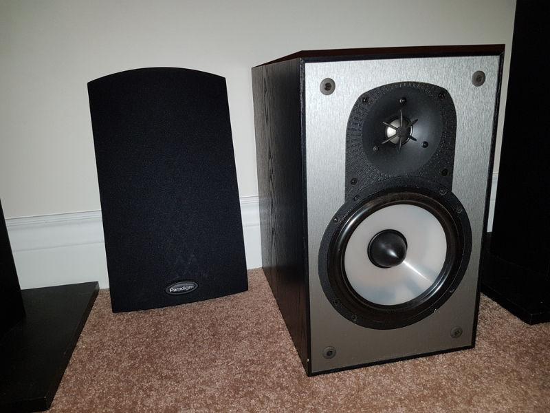 Paradigm Version 4 Monitor Speakers; comes with stands