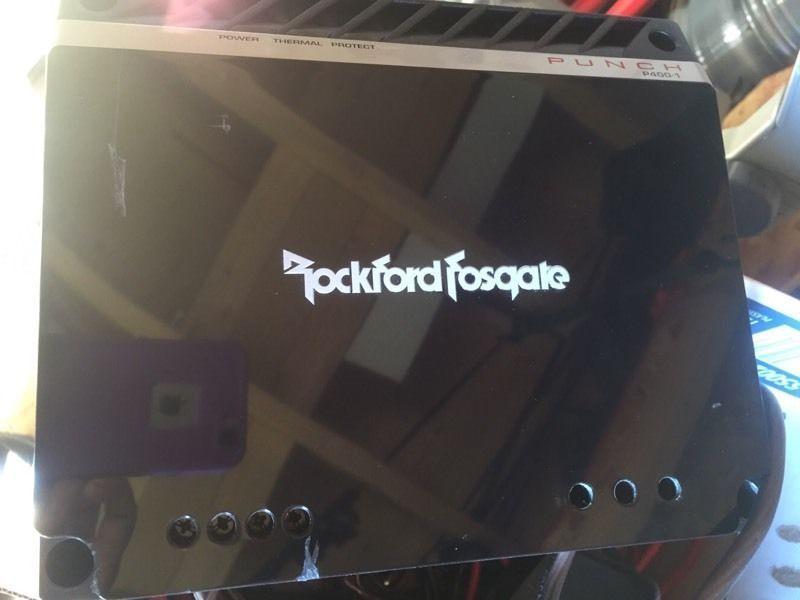 Rockford Fosgate sub and amp