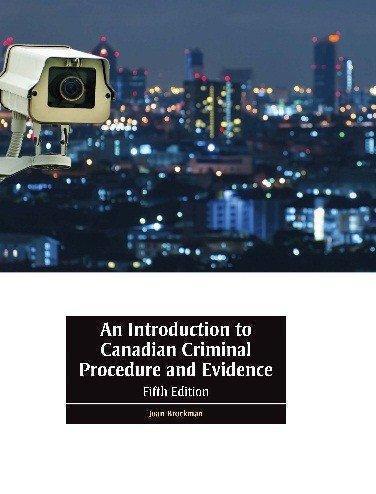 Canadian Criminal Procedure and Evidence - Brockton