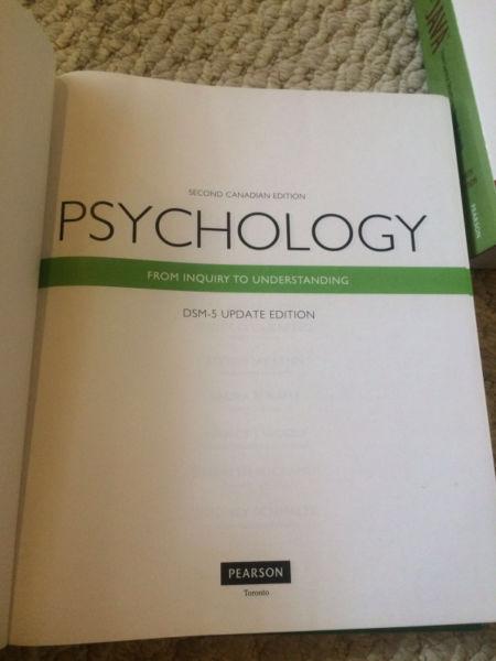 Psychology Text Book (Second Canadian Edition)