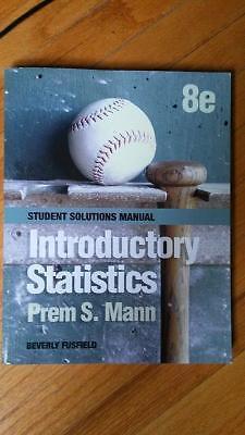 Introductory Statistics Student Solution Manual