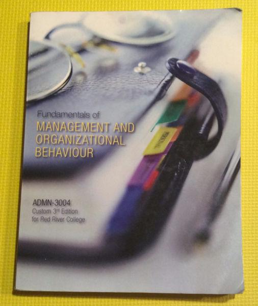 Management and Organizational Behaviour Textbook - RRC